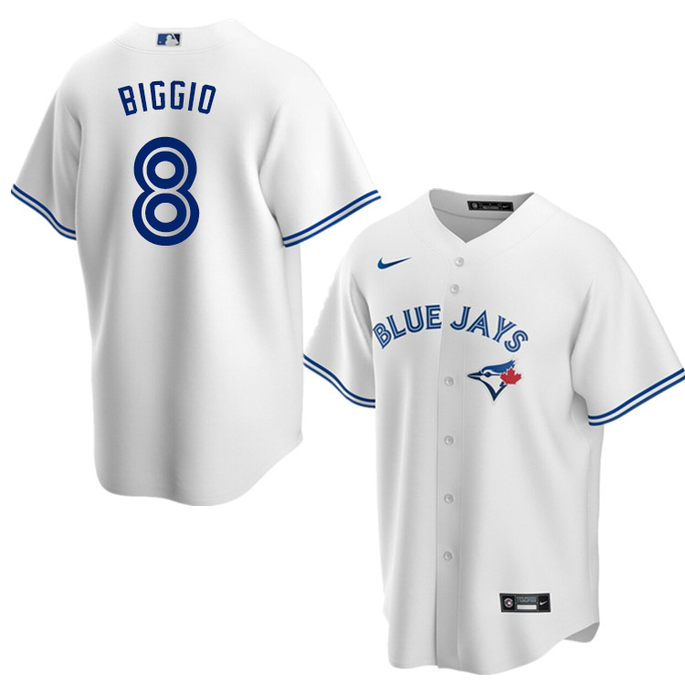 Nike Men #8 Cavan Biggio Toronto Blue Jays Baseball Jerseys Sale-White